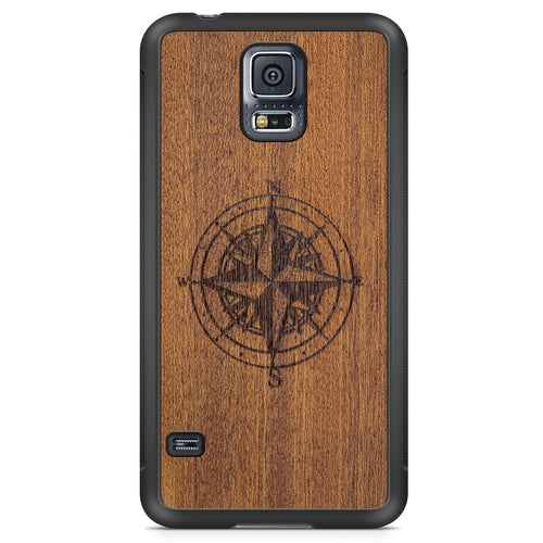 Compass Mahogany Phone Case
