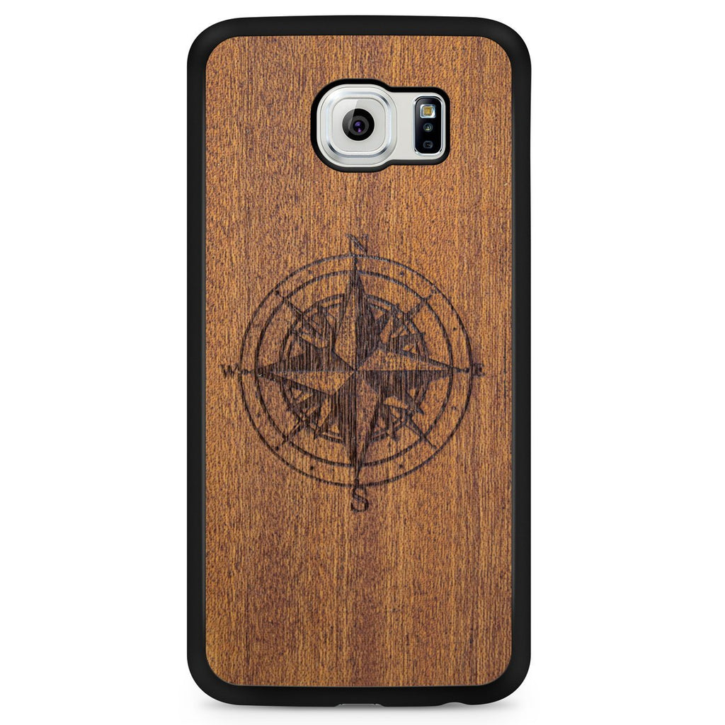 Compass Mahogany Phone Case