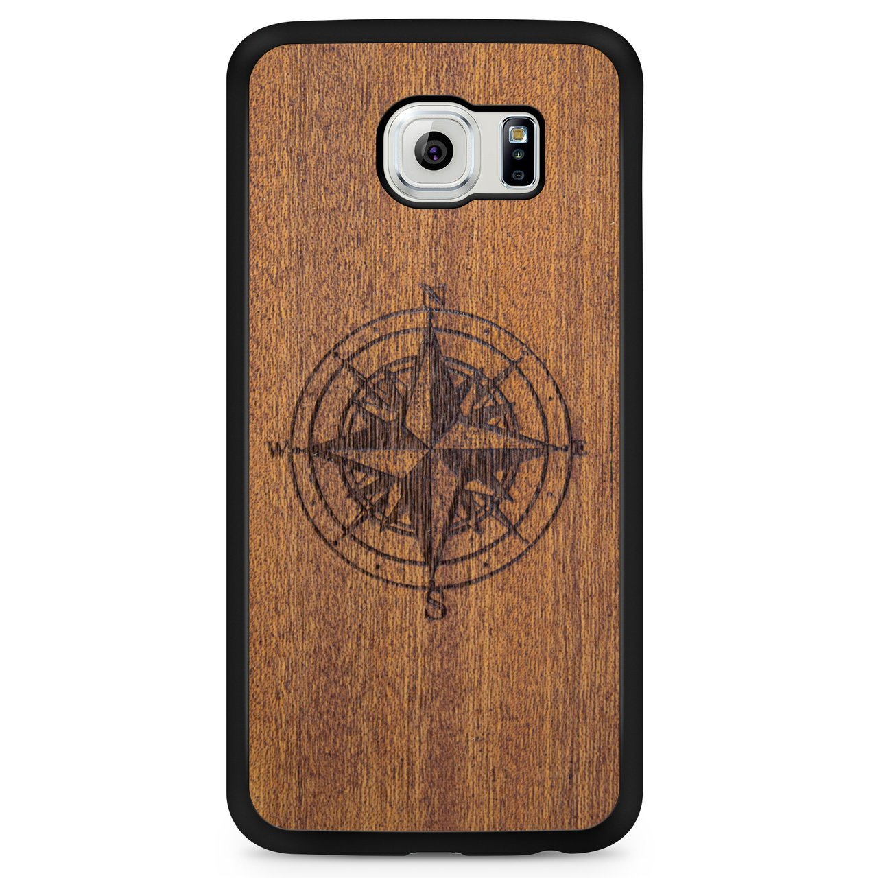 Compass Mahogany Phone Case