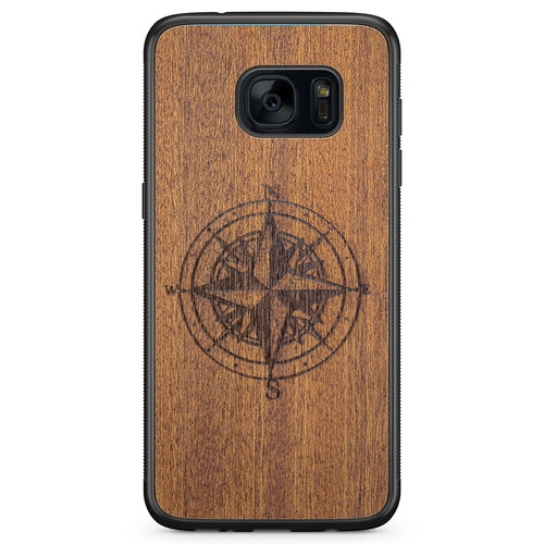 Compass Mahogany Phone Case