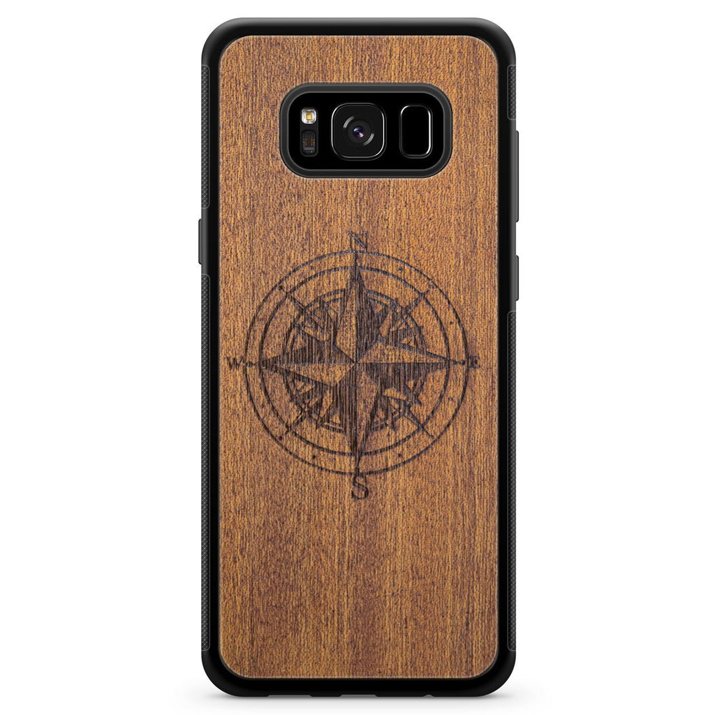 Compass Mahogany Phone Case