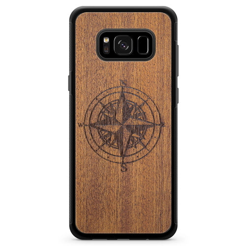 Compass Mahogany Phone Case