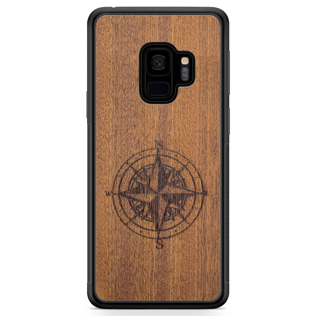 Compass Mahogany Phone Case