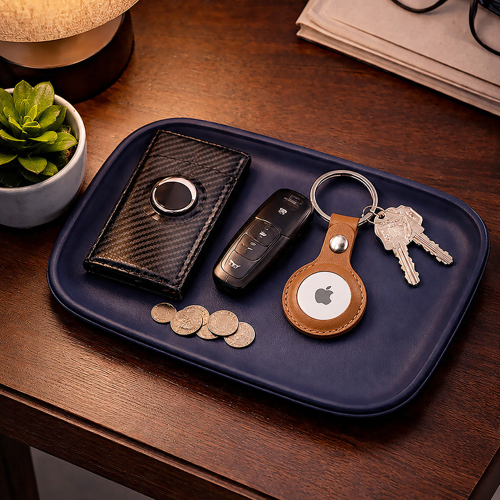 AirTag Protective Leather Case